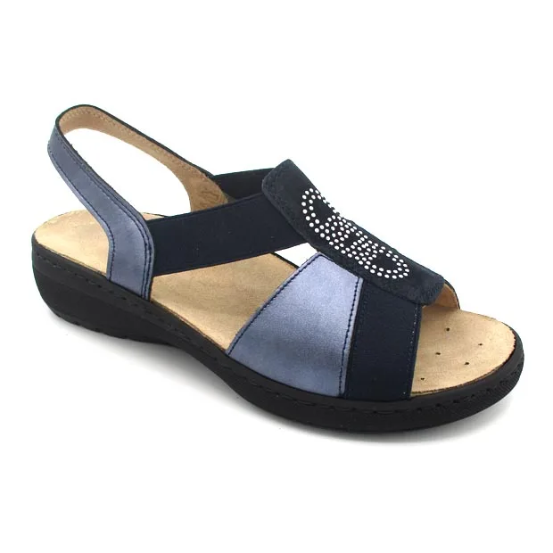 
Removable insole pu sole Woman Leather Sandals 