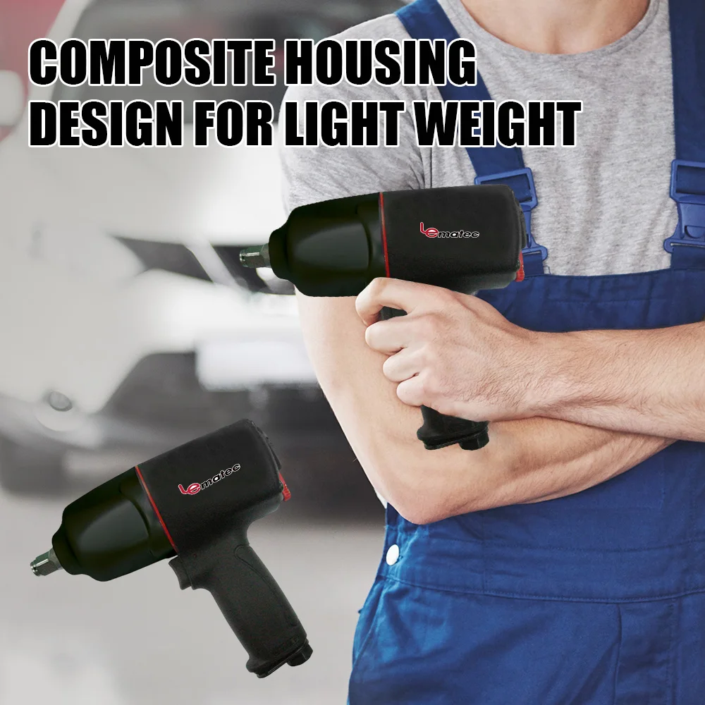 3/4 Air Impact Wrench Gun Drive 1288N.M Pneumatic Tool 202mm