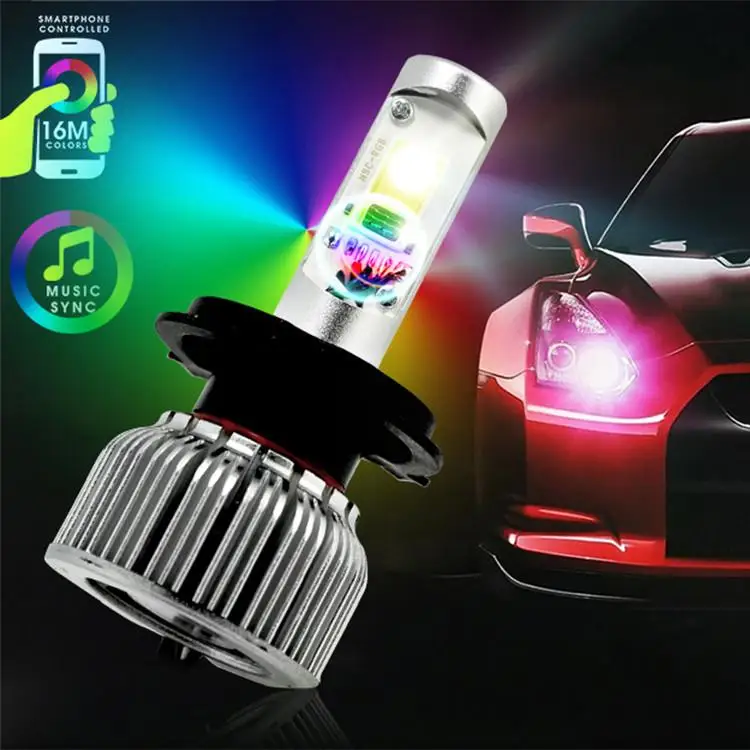 
Premium Fashion APP RGB LED Headlight with Phone App Control Colorful LED Headlight 