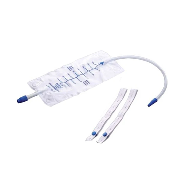 Дренажный мешок высокого качества, с защитой от обратного потока, современный дизайн, одноразовые мягкие клинические мешки для мочи среднего размера 750 мл