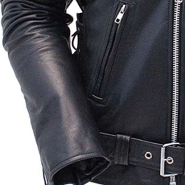 Winter Warm Long Sleeve High Quality Custom Skin Men Leather Jacket New Fashion Casual Autumn Outfits Biker Pocket Design PU