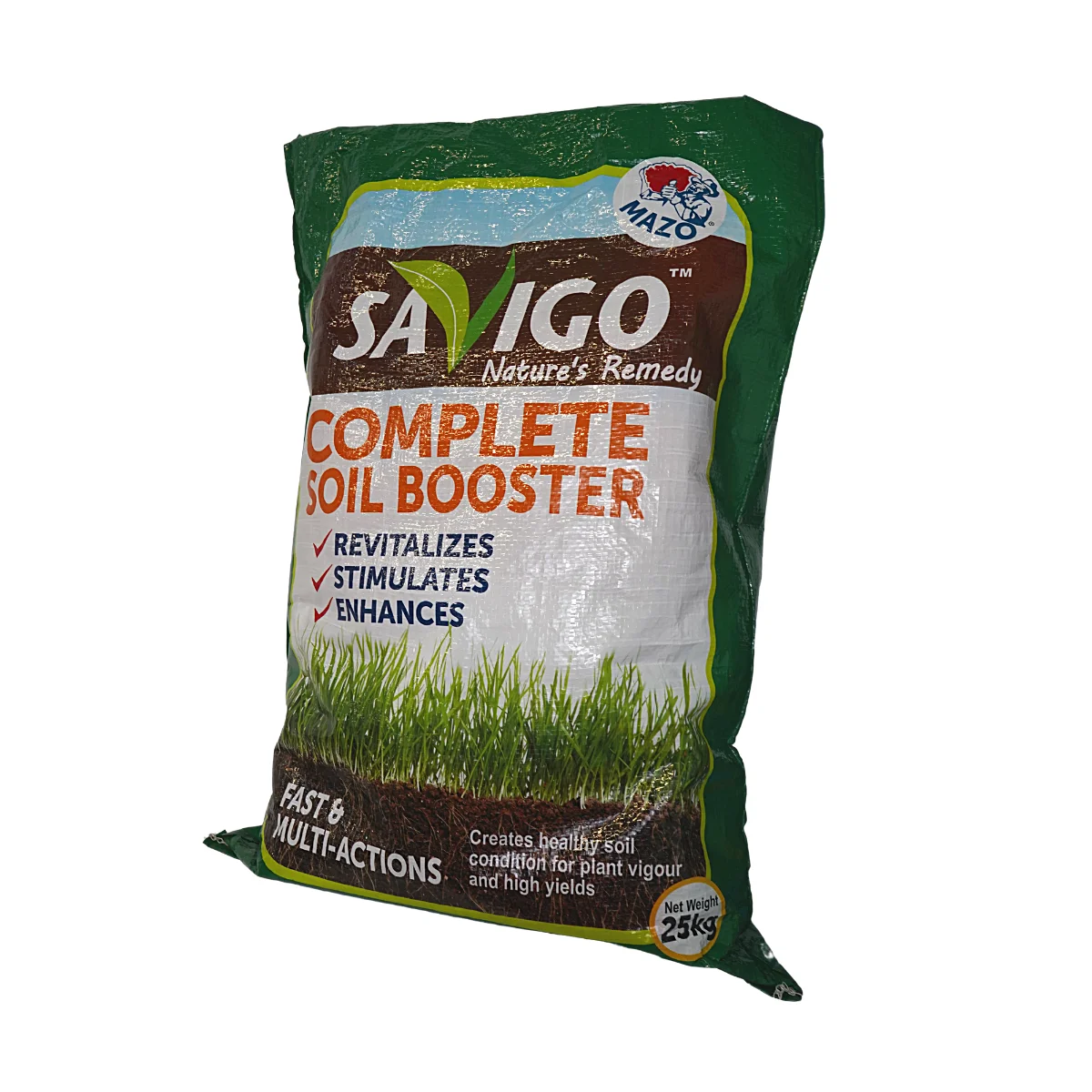 Granular Wheat Fertilizer SAVIGO Soil Treatment 25KG Effective for Rice Growing