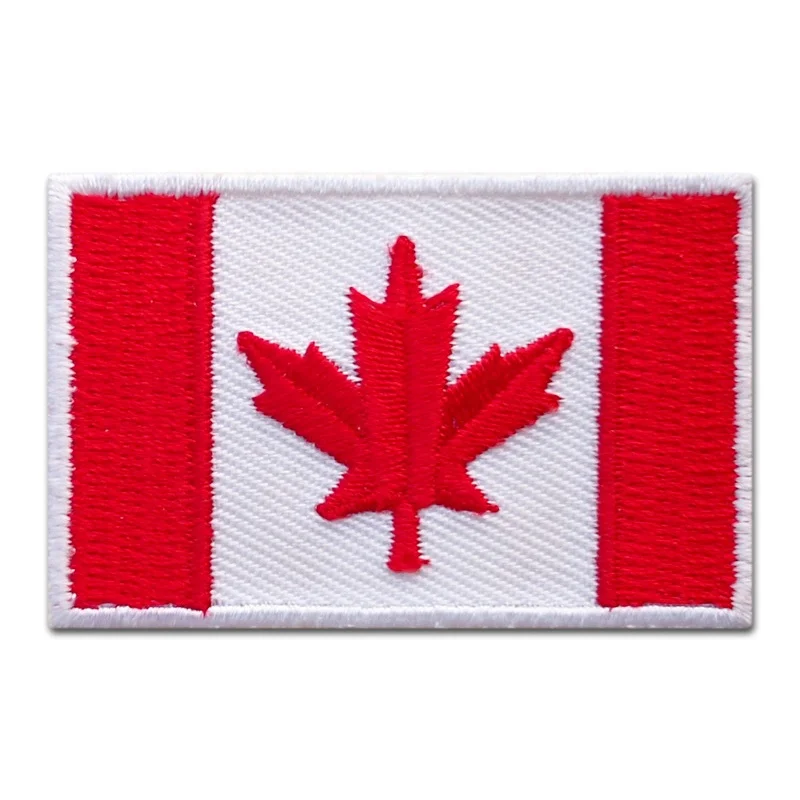 Best design Custom cheap souvenir iron on country flag embroidery patch