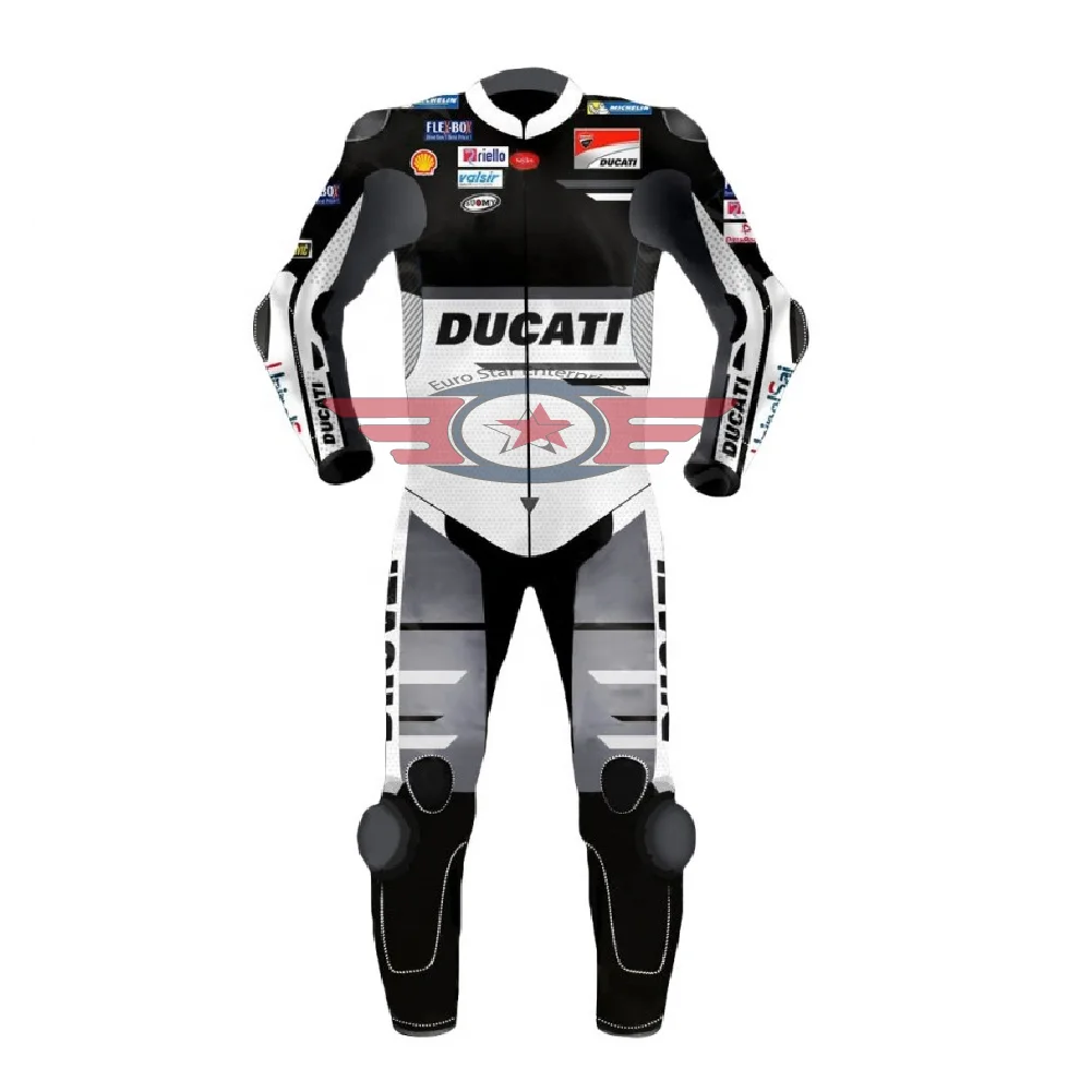 Изготовленный на заказ костюм Андреа довиче 2018 из воловьей кожи Motogp для