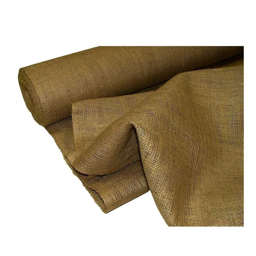 Hot Selling Factory Manufacturer Wholesale Price 100% Natural Jute Hessian Cloth Moisture Customized Size from Bangladesh