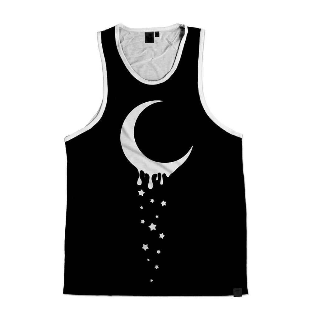 Water Coloring Sublimated Print Tank Top Vest in Good Quality Summer Tank Tops