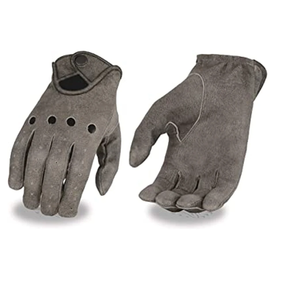 Прямая поставка с фабрики лидер продаж Модные кожаные перчатки из оленьей кожи без подкладки для водителя