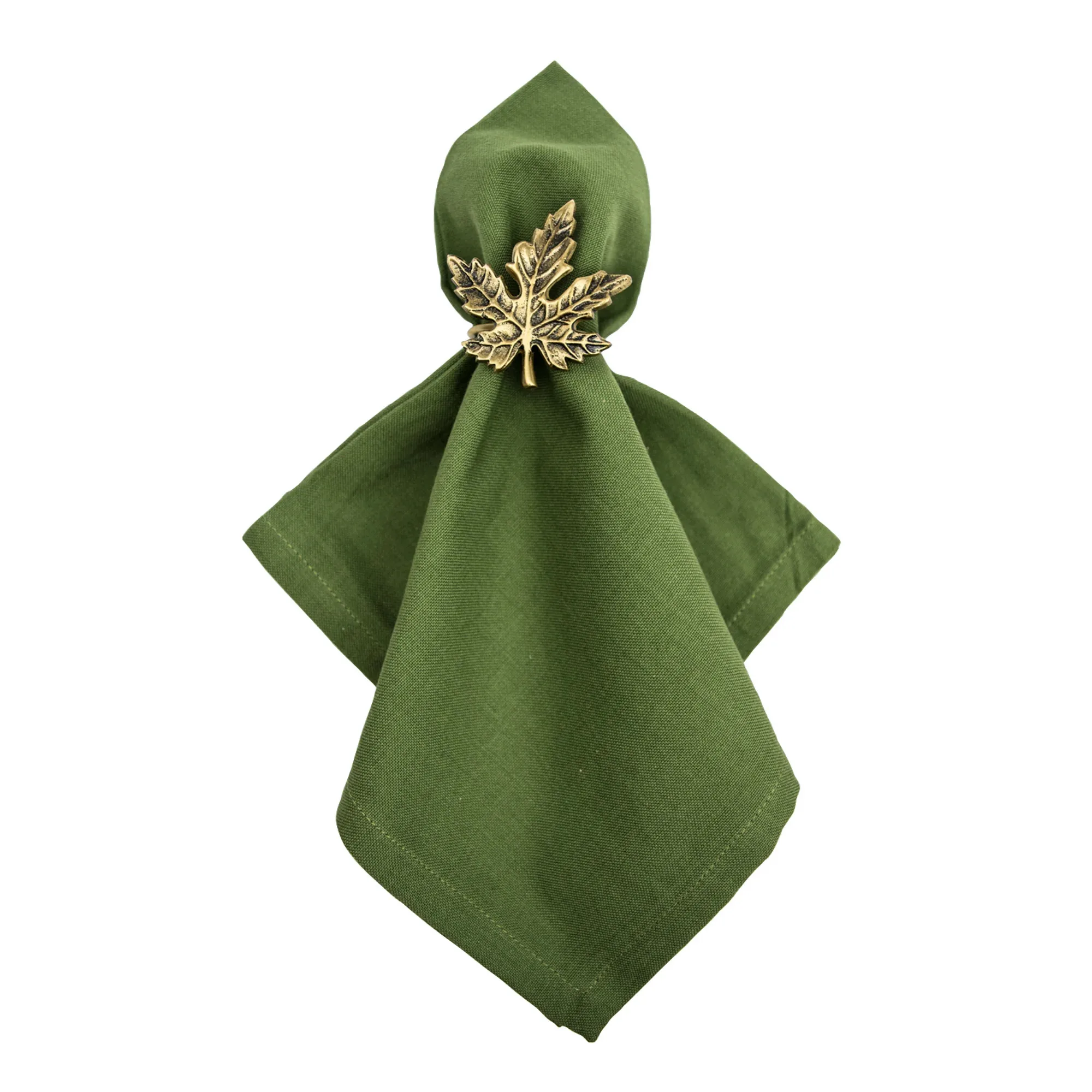 Napkin Rings Stainless steel gold and silver high-end wedding banquet decorations napkin ring new-arrival handmade water hyacin