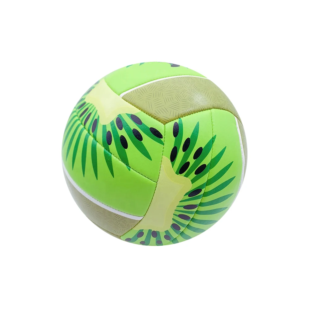 Eco-friendly manufacturer machine stitched pvc volleyball size 5 beach volleyball