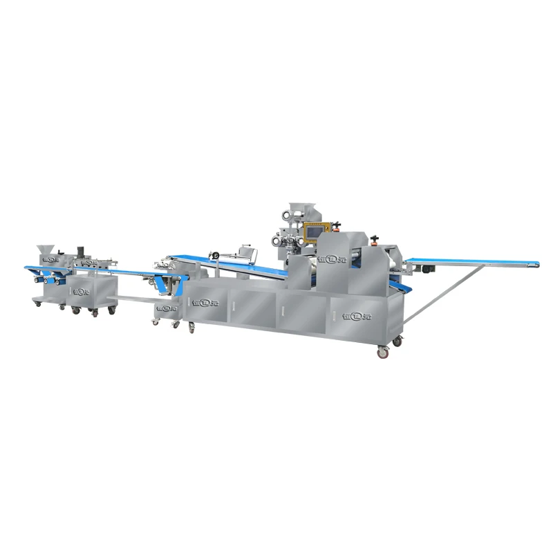 Fully automatic egg yolk crisp durian cake forming machine