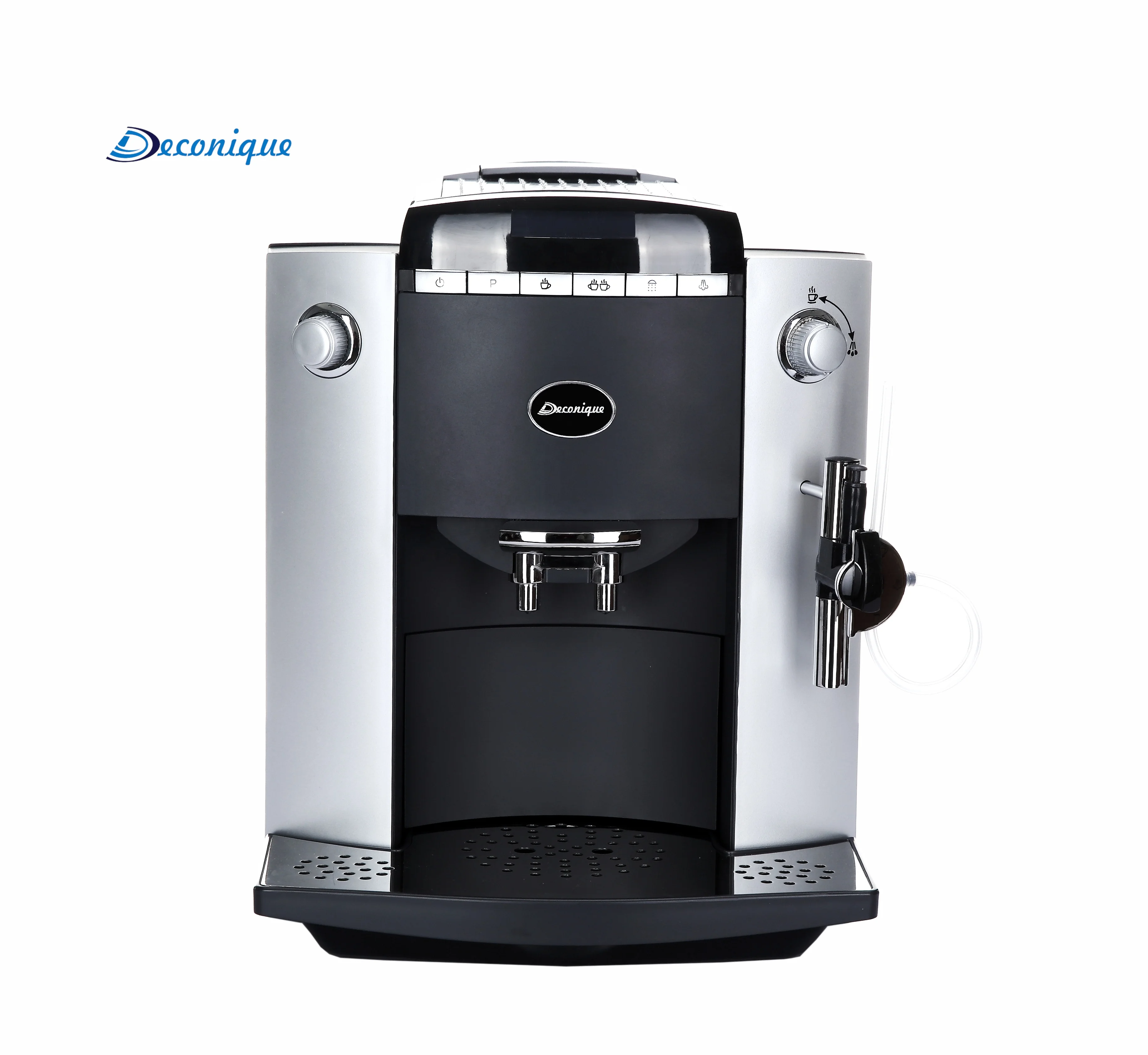 Deconique Smart Automatic Espresso Coffee Machine Cappuccino Latte Espresso Maker Black Blue Brown