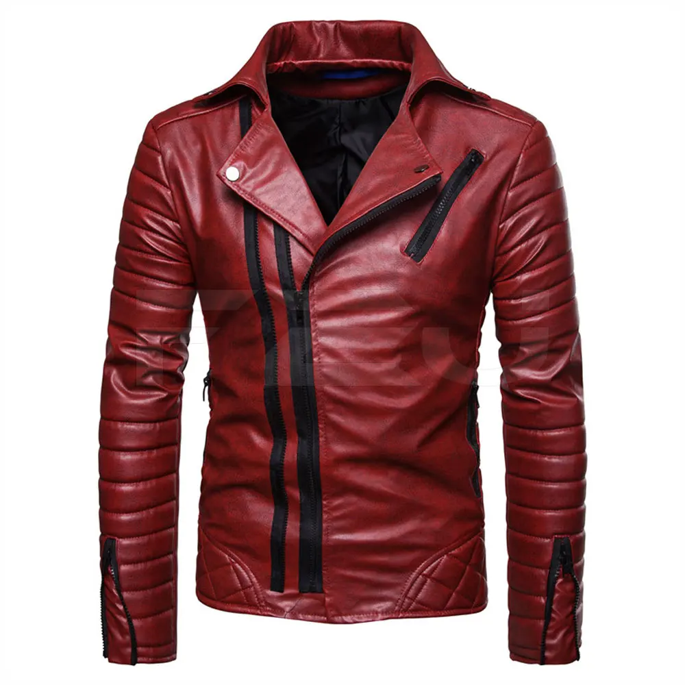 Most Popular Quality Custom Men Leather Jacket Pakistan Made Top Product