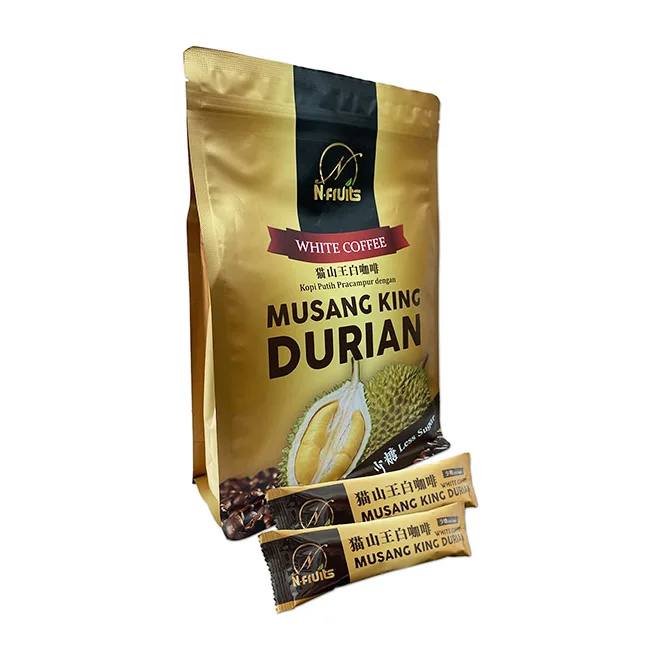 Качественный аутентичный дуриан белый кофе небольшой горький растворимый премикс без сахара подходит для всех