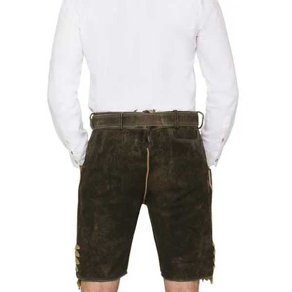 2021 новые традиционные шорты Trachten Lederhosen/немецкая Баварская традиция Октоберфест из высококачественной замши под заказ