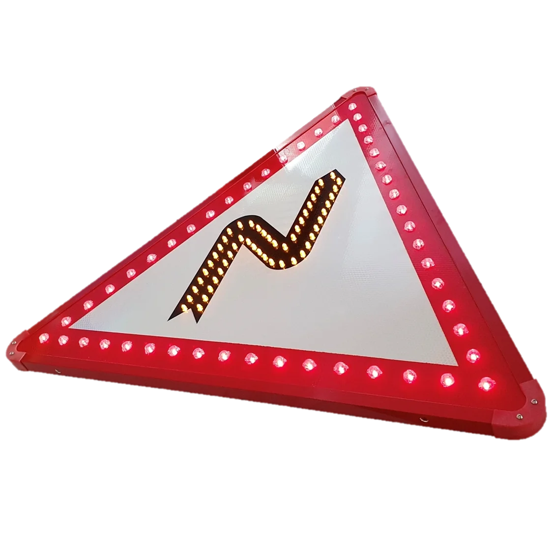 Солнечные светодиодные дорожные предупреждающие знаки