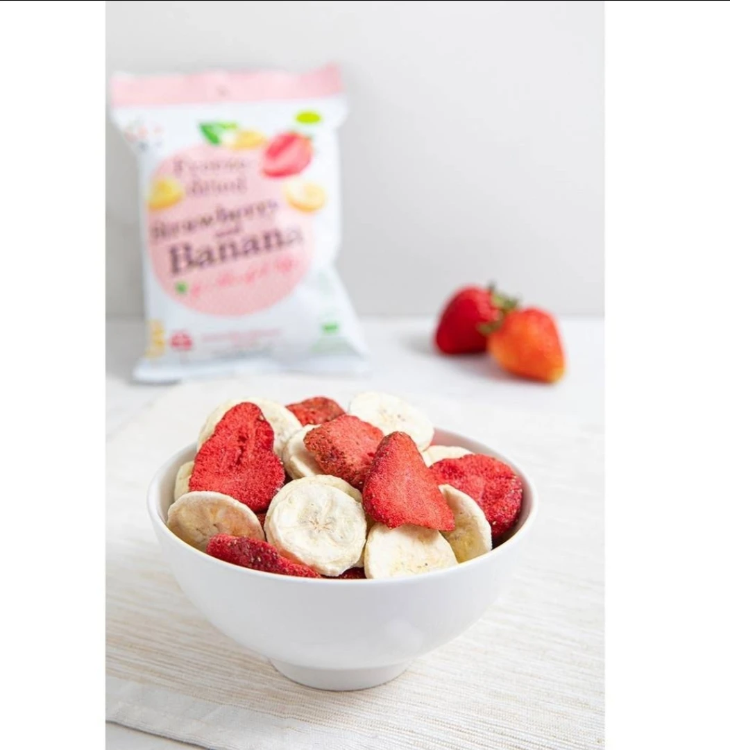 Strawberry And Banana Freeze Dried Fruit-Dried Fruit Product Of Thailand Snack Fruit