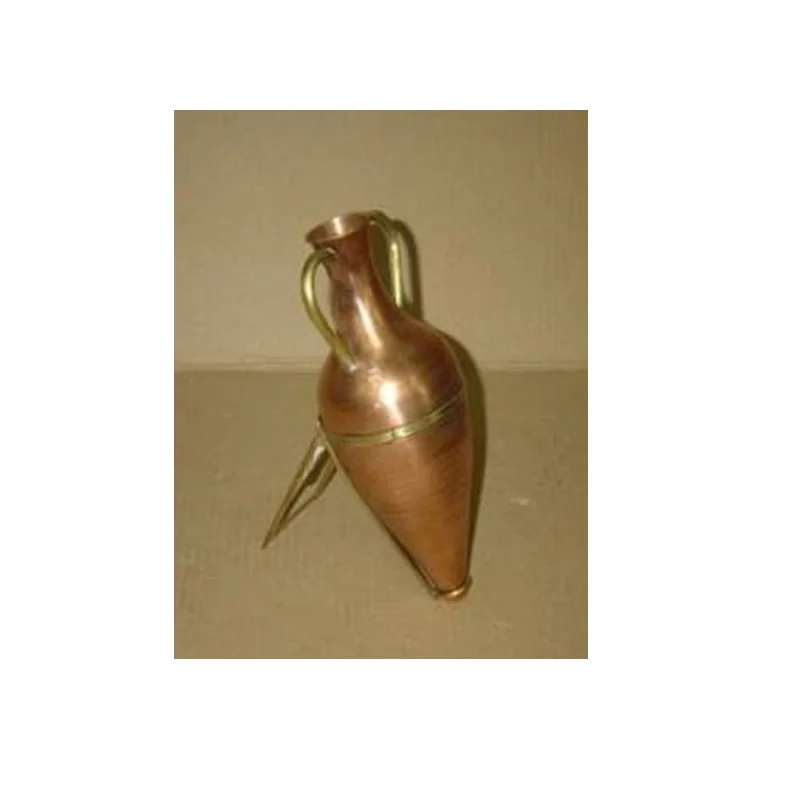 Mini Amphora With Brass Stand