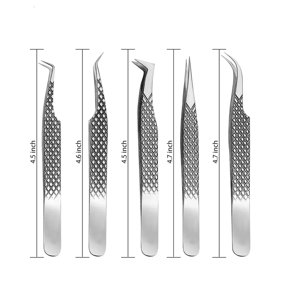 Tweezers eyelash tweezers eyebrow Personalized Tweezers Cute Wholesale slanted eyebrow multi colors for salons and household