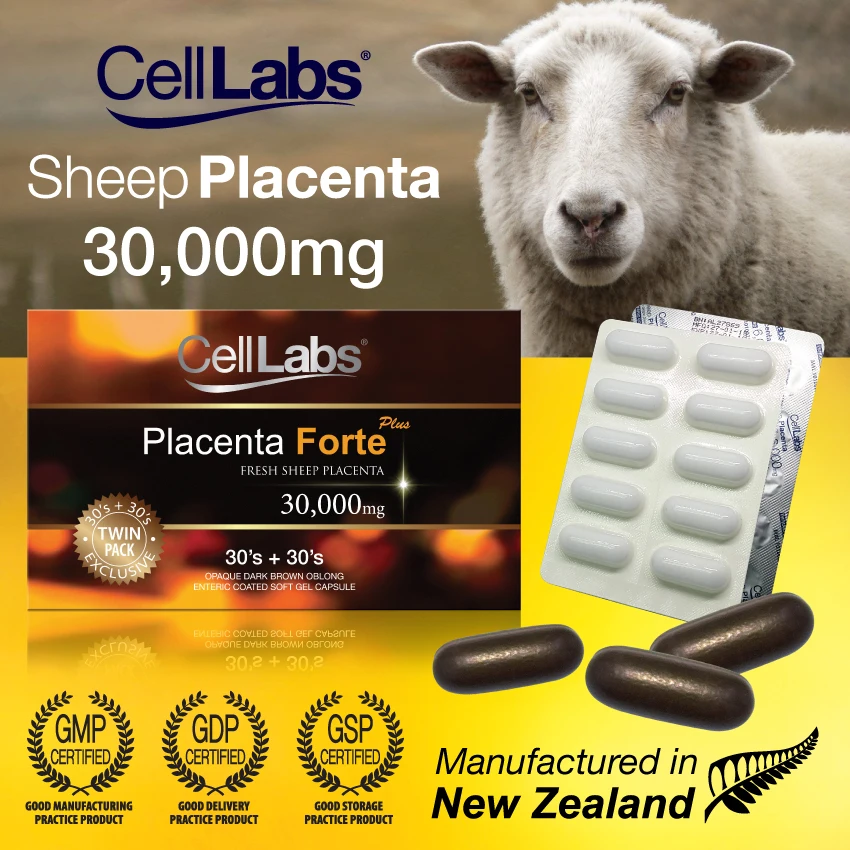 Malaysia Jakim Halal wholesales CellLabs Sheep Placenta Forte 3-In-1 formula