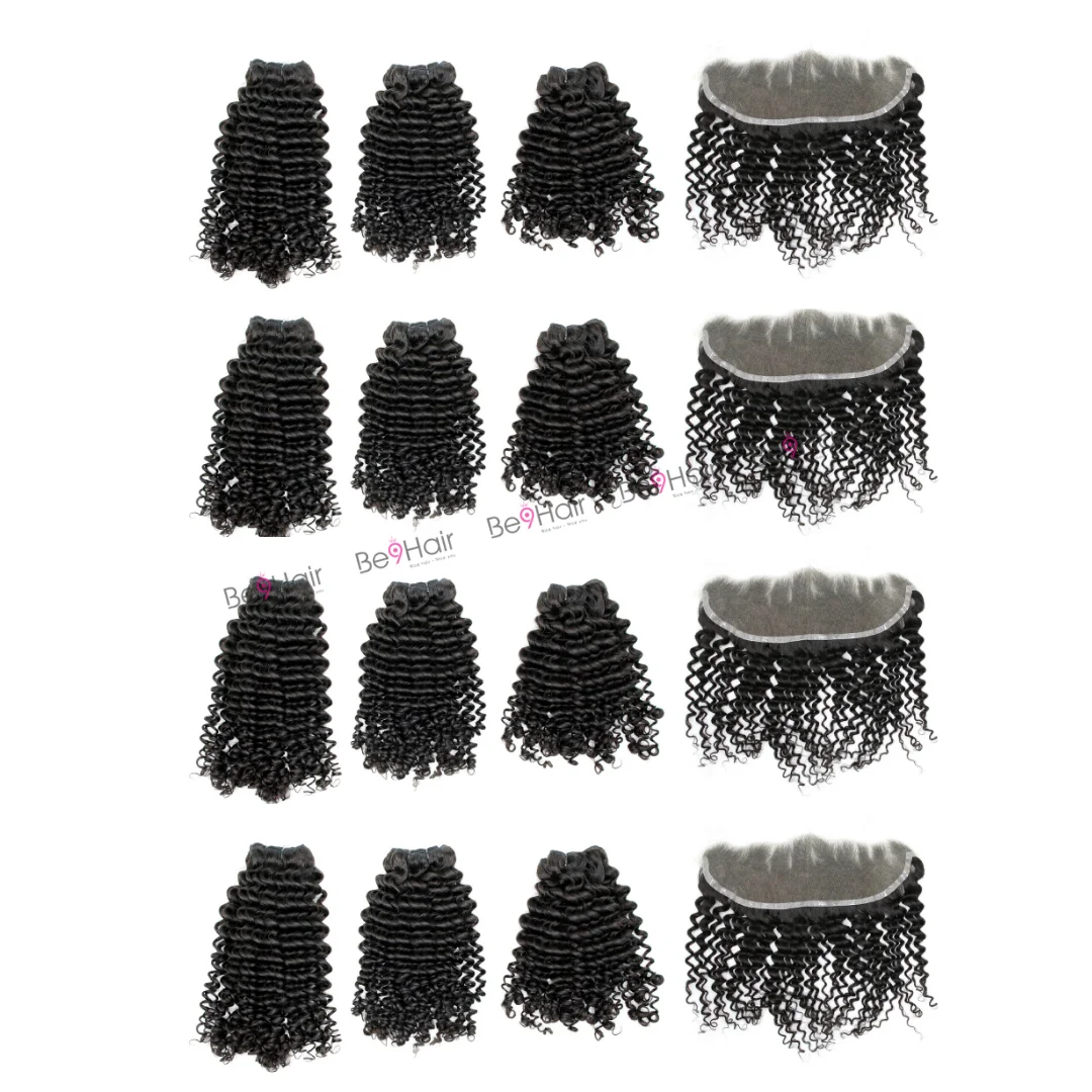 WHOLESALE Deep Curly Original Raw Burmese Wave Hair Natural Virgin Hair Extensions from Vietnam