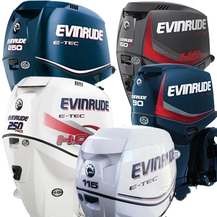 Used Evinrude V6 V8 15 to 150HP outboard motors
