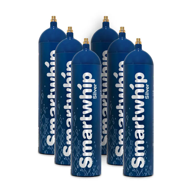 Catering Purpose Usage 615 gram Smartwhip Silver Cream Chargers at Reliable Market Price