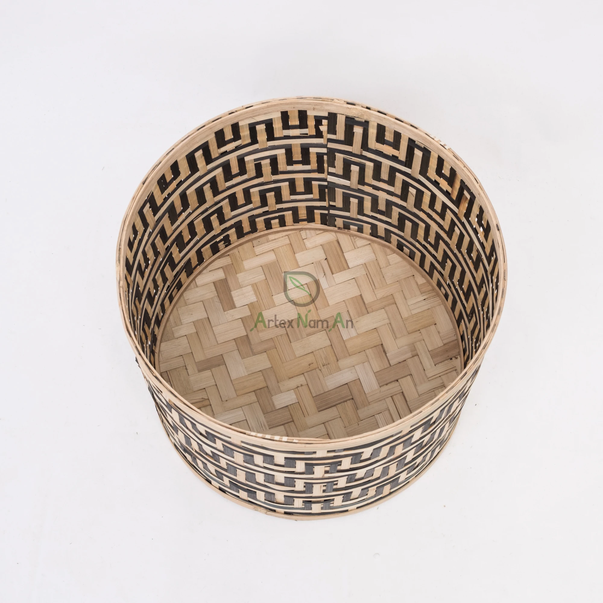 Small round bamboo gift box/packaging box/storage box from Vietnam
