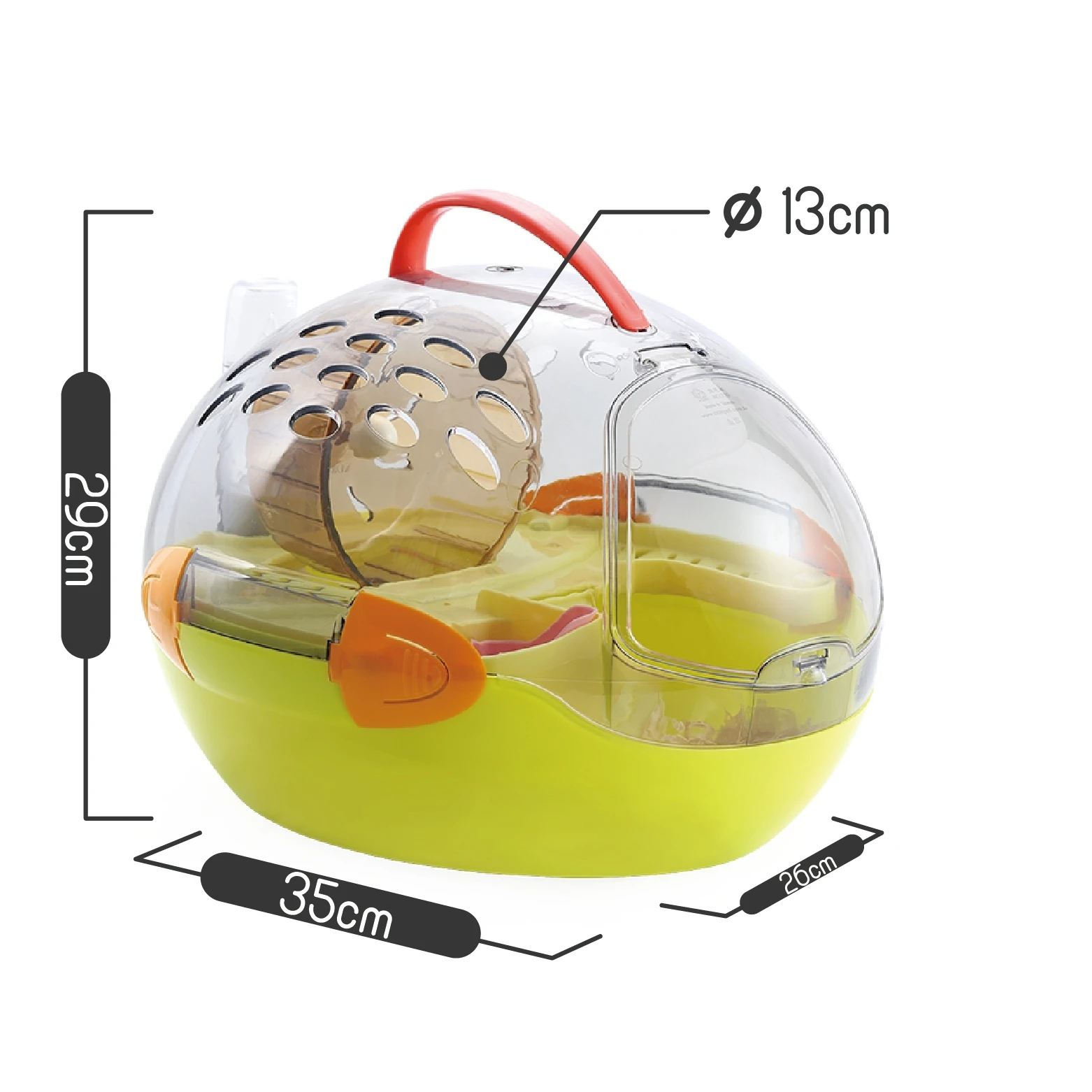 730 Oval Spaceship Hamster Carrier