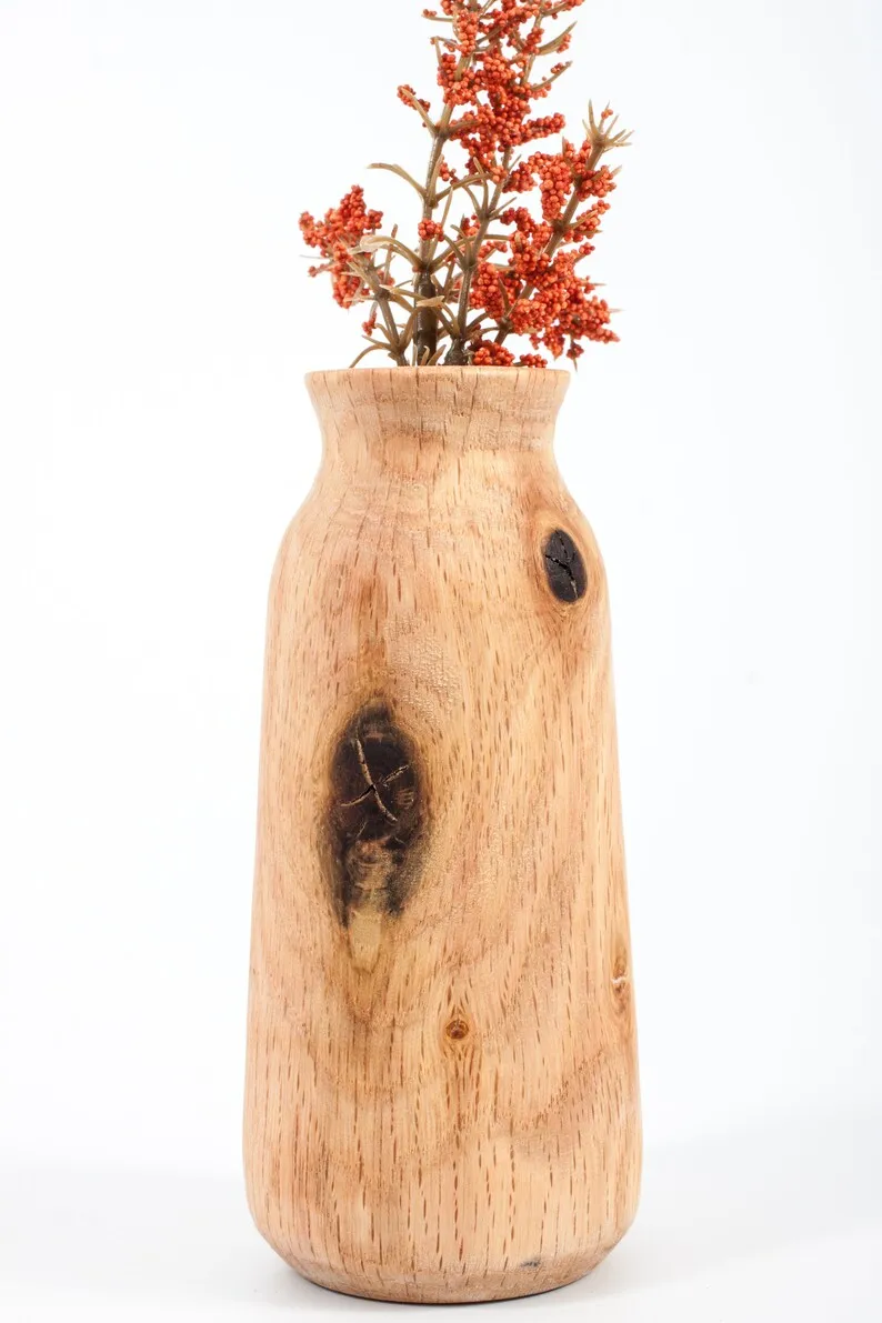 Деревянный цветочный горшок ваза небольшой садовый деревянный плантатор для балкона домашнего декора круглой формы столовой посуды