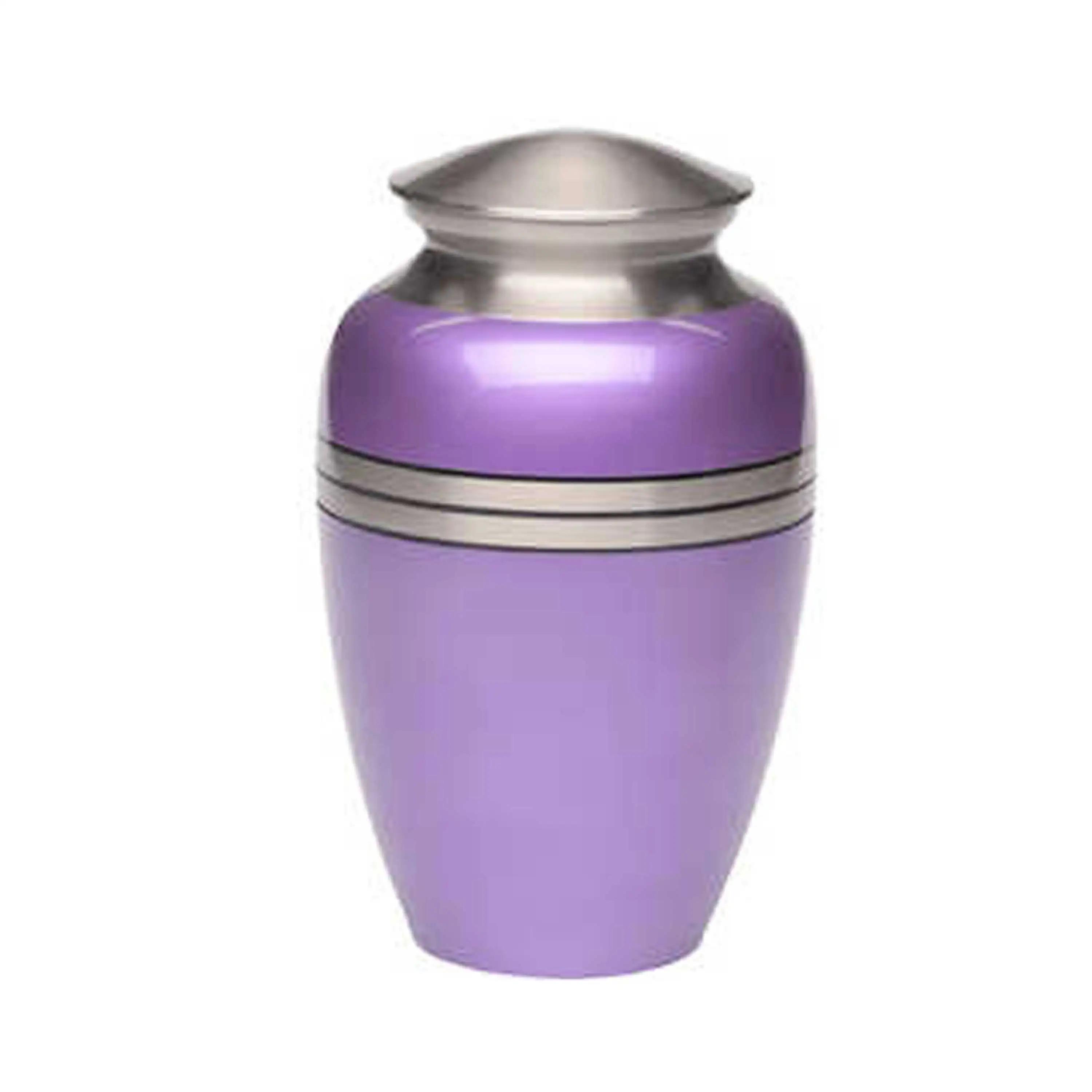 Manufacturer and Exporter of Three Striped Baby Pink Classic Urn Brass Cremation Urns Metal Classic Adult Cremation Urn Colour O