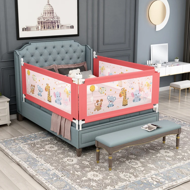 Клиновидная цыпленок забор для маленьких мальчиков кровати с забором железнодорожных кровать