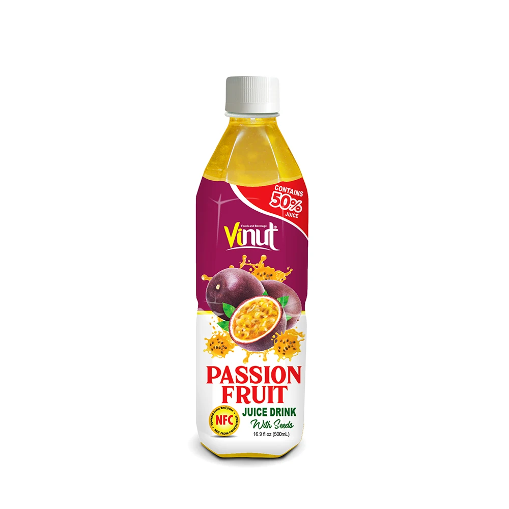 16.9 Fl oz VINUT Bottle with NFC 50% White Guava Juice Drink Concentrate Dried Style OEM ODM Private Label Wholesale Supplier