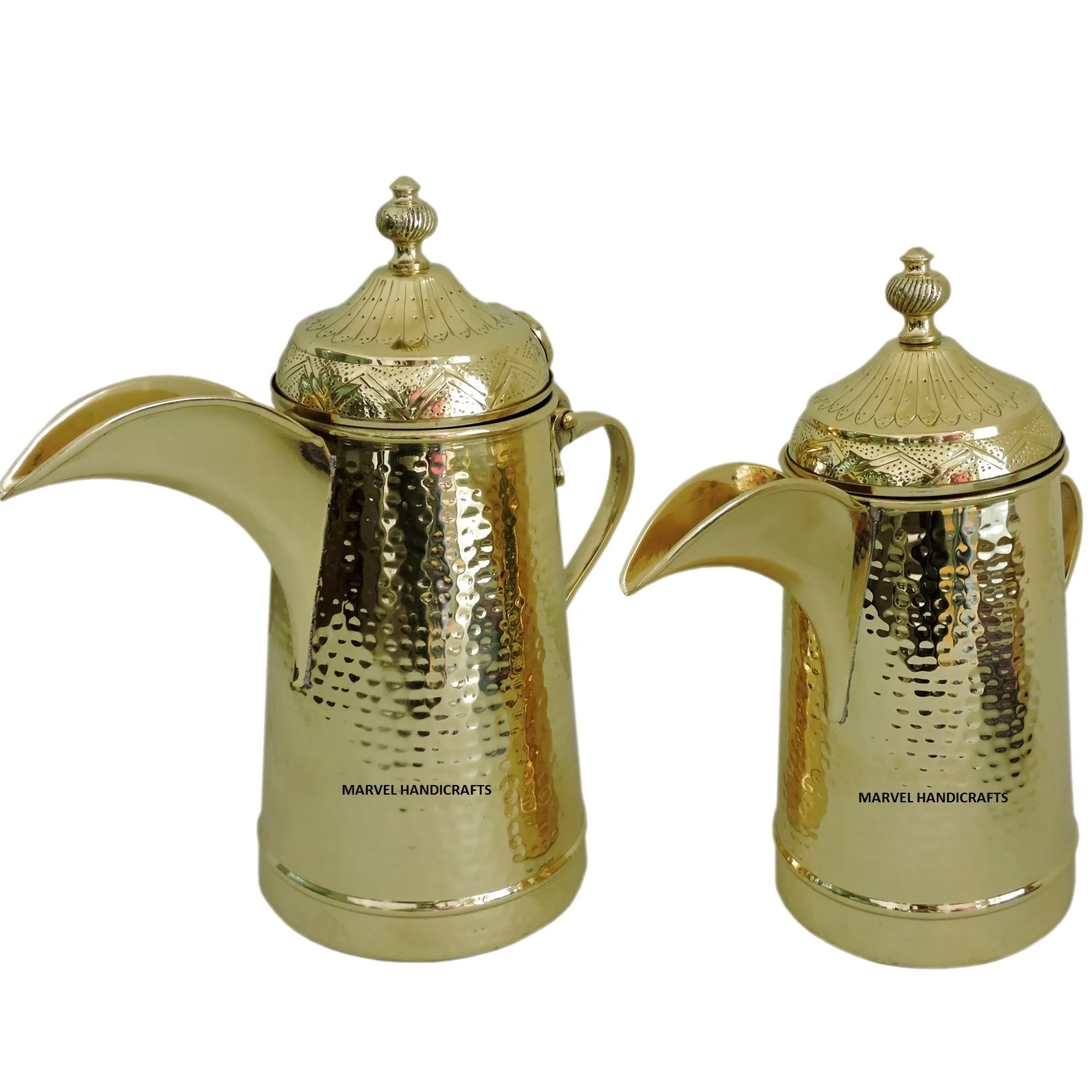 GULF BRASS ARABIC DALLAH TEA COFFEE POT MANUFACTURER FROM INDIA DALLAH ARABIC COFFEE MAKER EID HOLIDAYS COFFEE & TEA SETS