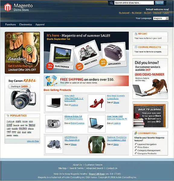 
Привлекательный и в полной мере возможности CodeIgniter РНР и Magento веб-сайте проектирования и разработки 