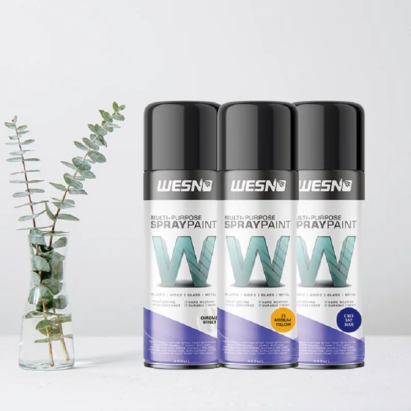 WESNO Deep Blue Spray Paint Car Paint 400ml Spray Paint