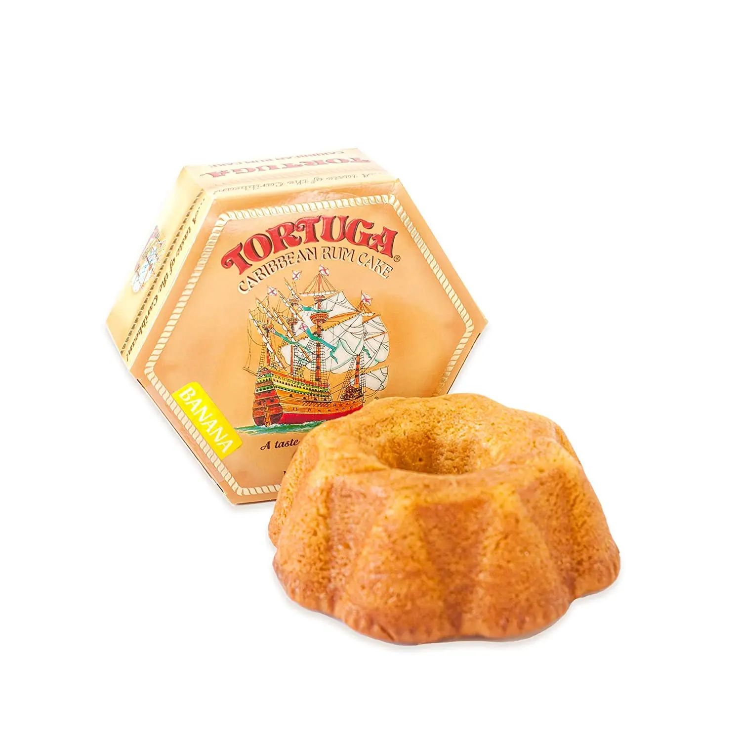 
TORTUGA Caribbean BANANA Rum Cake - 16 oz - The Perfect Premium Gourmet Gift for Gift Baskets Giveaways 
