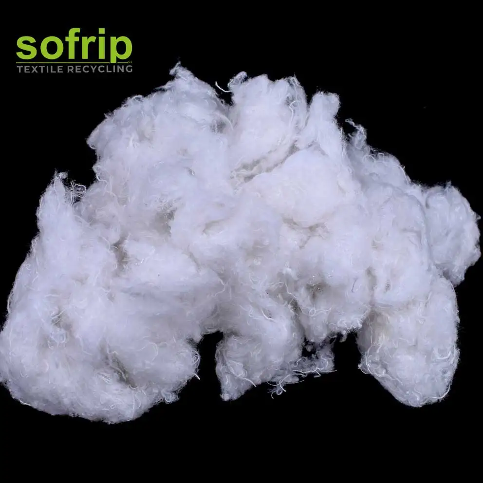 White cotton raw  Acrylic 3D  Filling Pillow 100% cotton comber noil/bleached  natural cotton fiber white