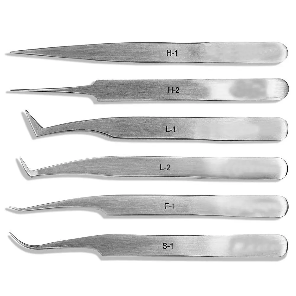 Vetus Anti-Static Coated Tweezers Eyelash Extension Tools for Russian Volume Styles False Eyelashes Application