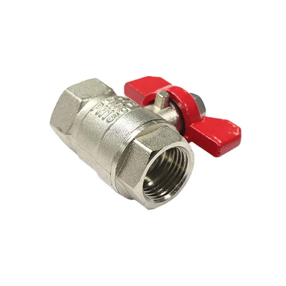 Современный дизайн латунный шаровой клапан стержень полнопроходной 2 дюймов магнитный замок ручка