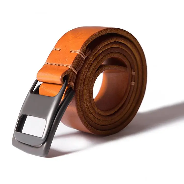 Мужской ремень из натуральной кожи с возможностью нанесения логотипа на заказ