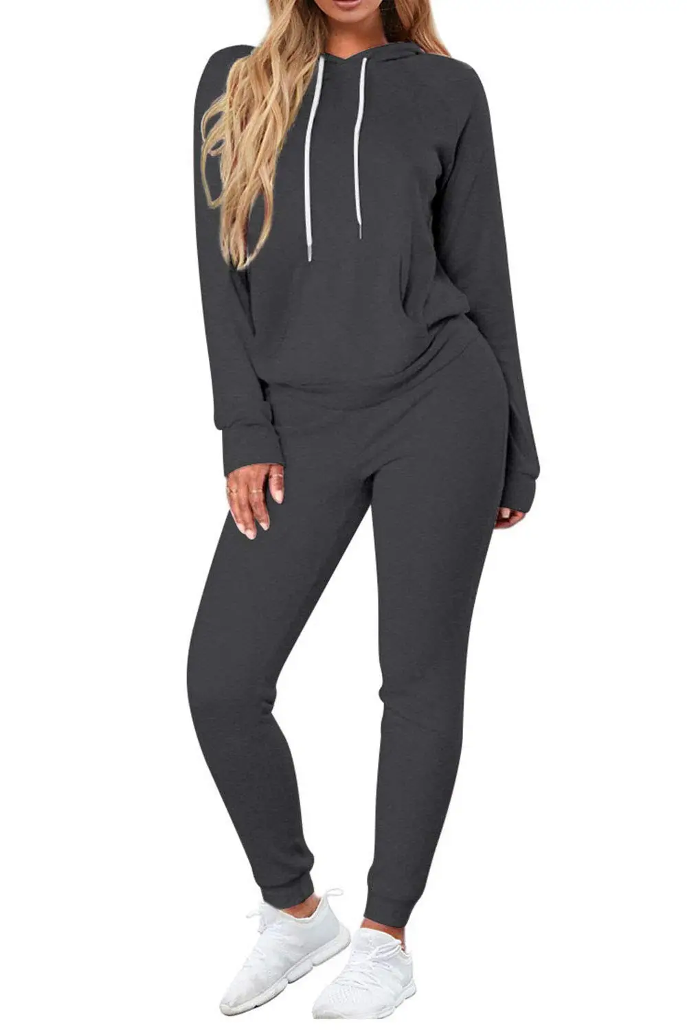 
Wholesale Solid Hoodie And Pants Set Active Jogger Suit Training Sweatsuit velor tracksuit women Hooded Gym Tracksuit 