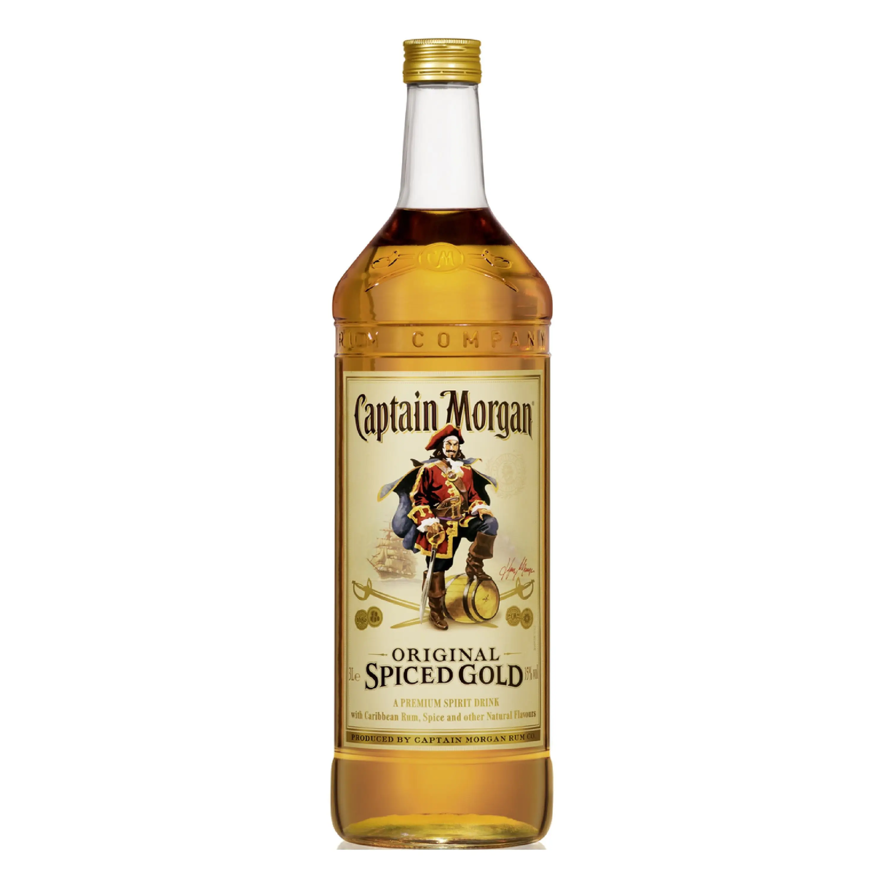 
Ron Captain Morgan Spiced Gold + Dosificador 3,00 Litros 35% (R) 3.00 L. 