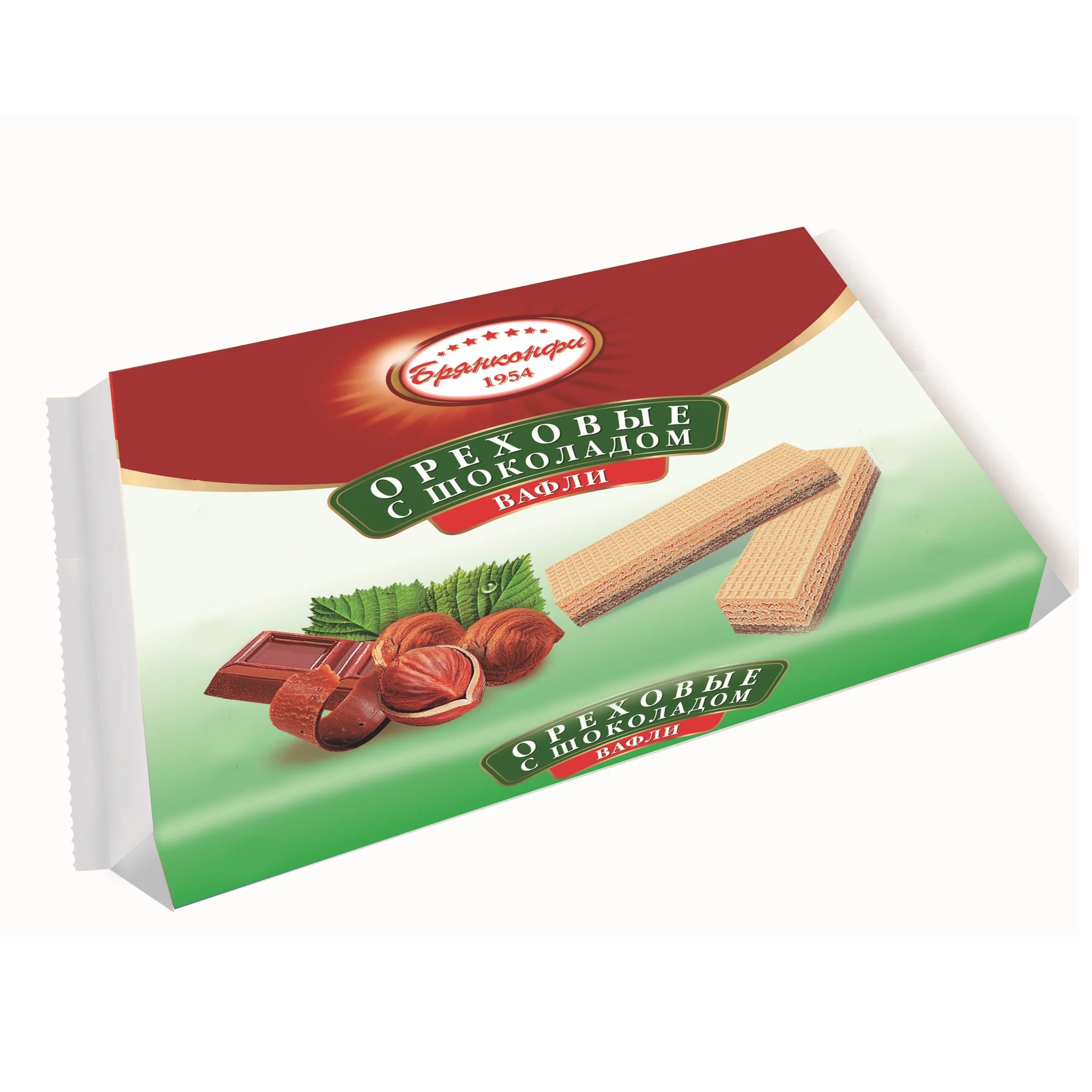 
Wholesale Waffles NUTS & CHOCOLATE Wafer With Chocolate And Nuts Filling 1/45 