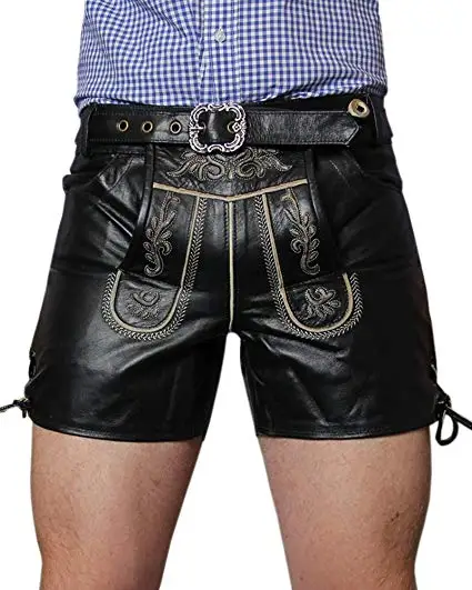 2021 Высококачественная Баварская короткая Октоберфест lederhosen немецкая праздничная одежда из натуральной кожи