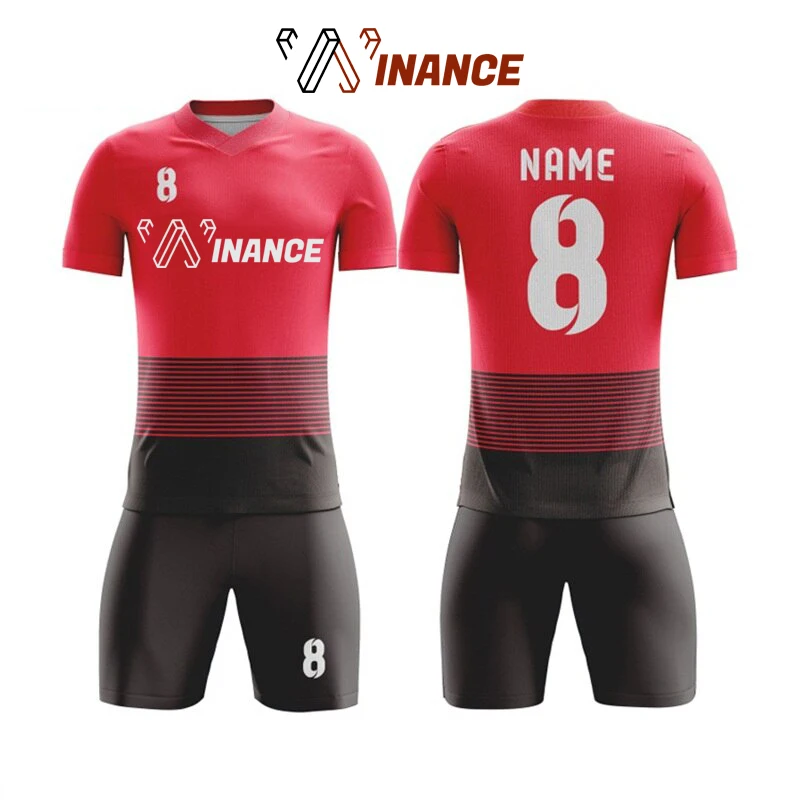Design A Football Team Kit Cheap Soccer Jersey Set For Team maillot de foot Sublimation Soccer Wear Printing Football Jersey