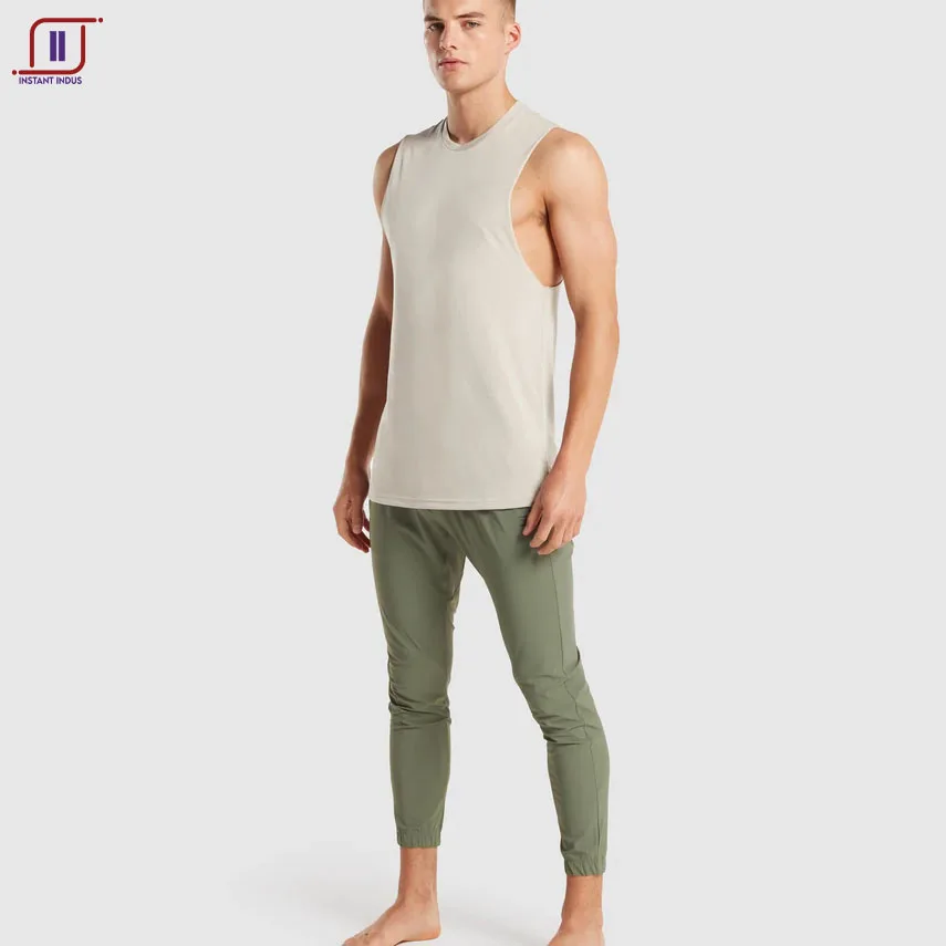 Needs Outdoor Premium High Quality Fashion Summer Singlet Polyester Cotton Sleeveless Trending Plain Custom Tank Tops For Men