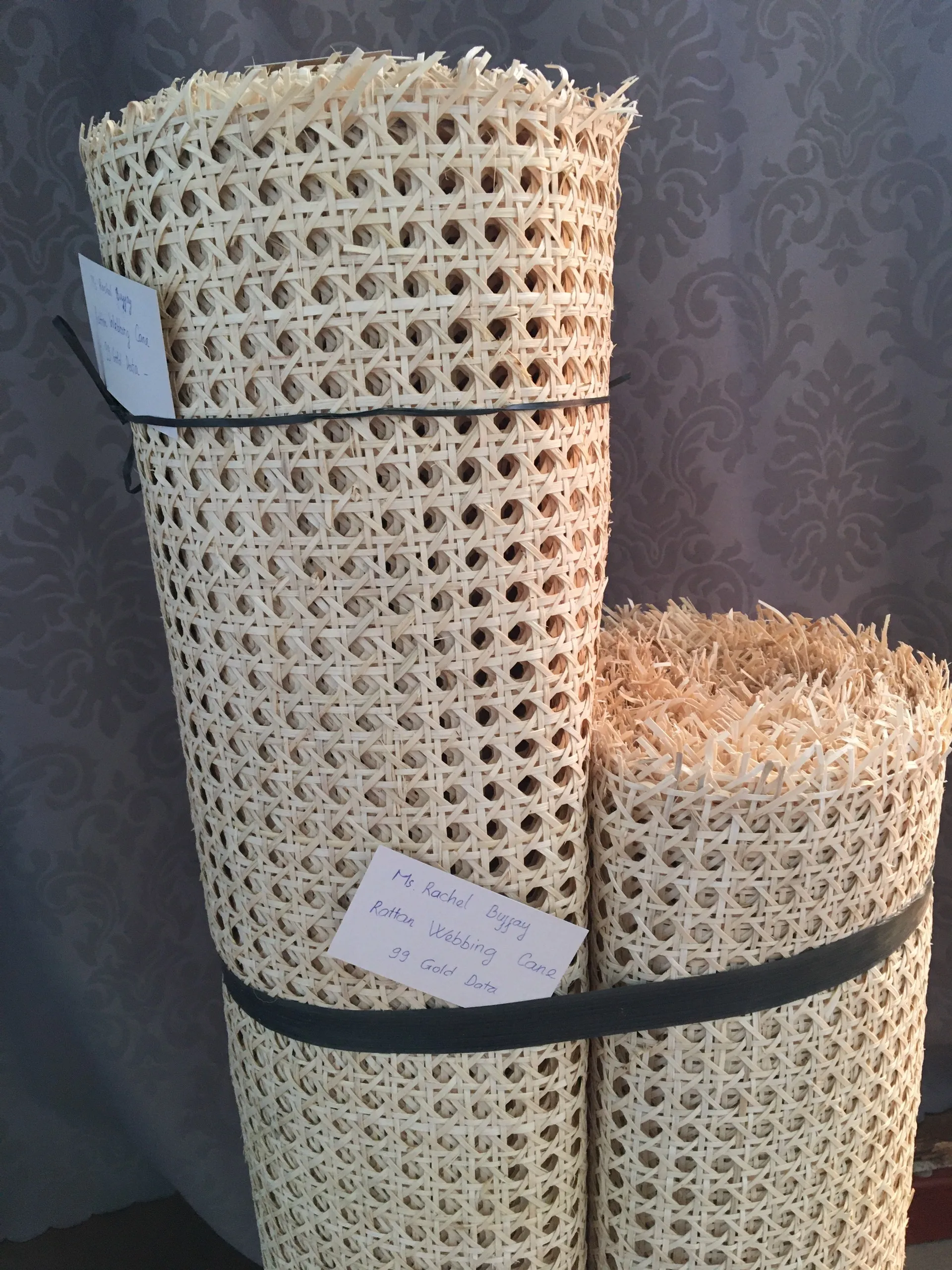 Wholesale 100% Natural rattan cane webbing roll material for making furniture