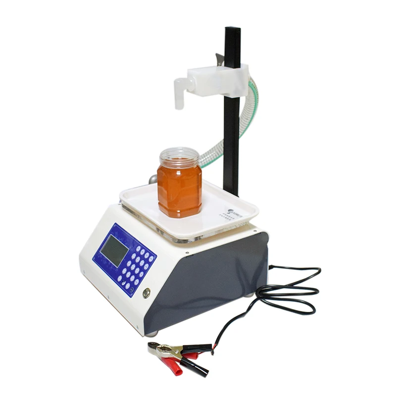 Apicultura Equipment 12V/220V Automatic and Manual Weighing Honey Filling Machine Peristaltic Pump Viscous Outdoor or Indoor Use