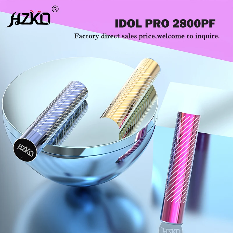 100% оригинальный пустой вейп-набор HZKO IDOL PRO 20 разных цветов 2800F, электронный, Австралия, Лидер продаж, в наличии, оптовая цена
