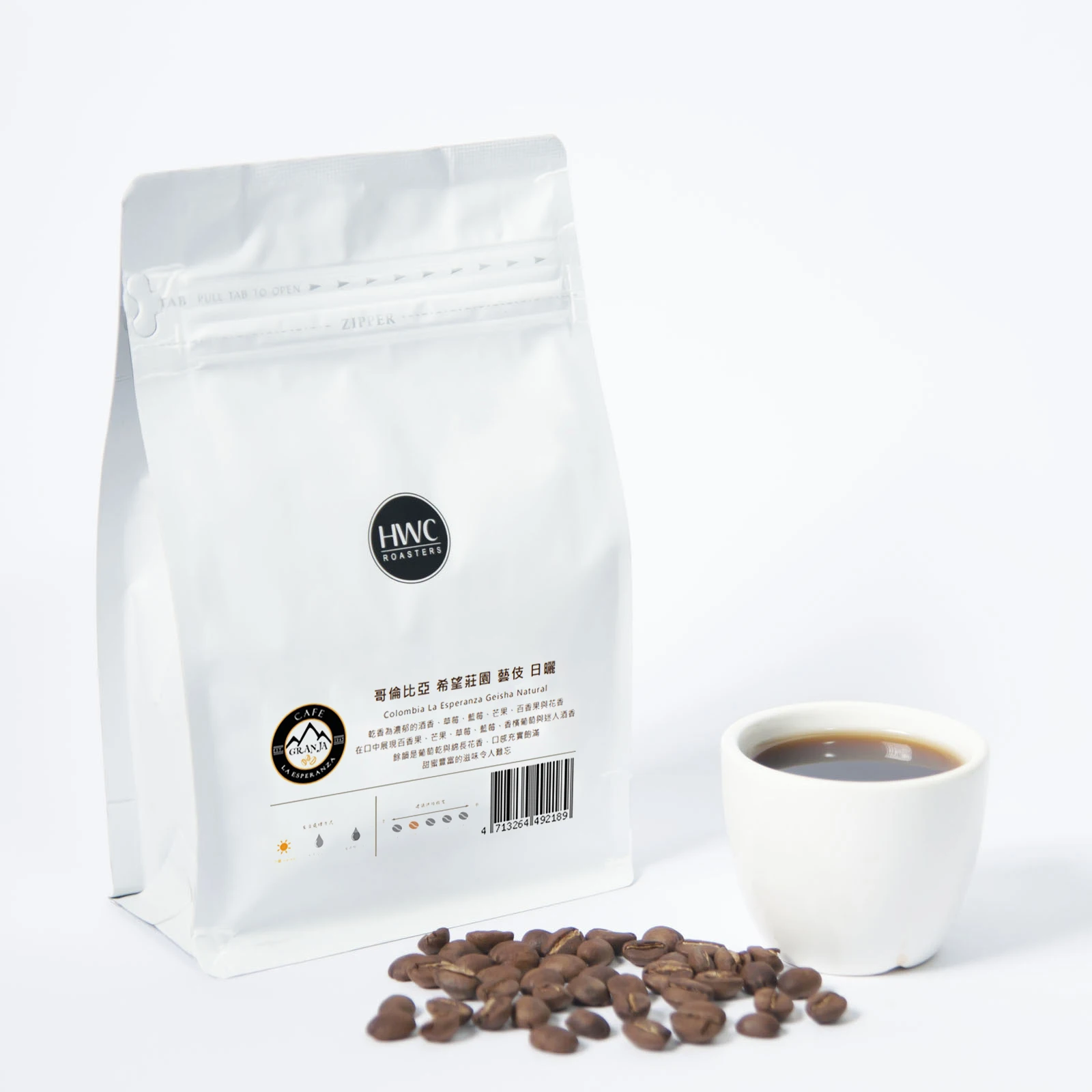 
 Натуральные жареные кофейные зерна Арабики высшего качества Colombia La Hope Geisha OEM ODM  